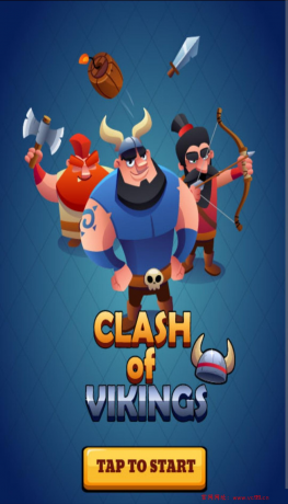 维京战争塔防小游戏源码,HTML5源码